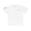 Love Script Pattern Tee | White tee with scripted "Love" back print