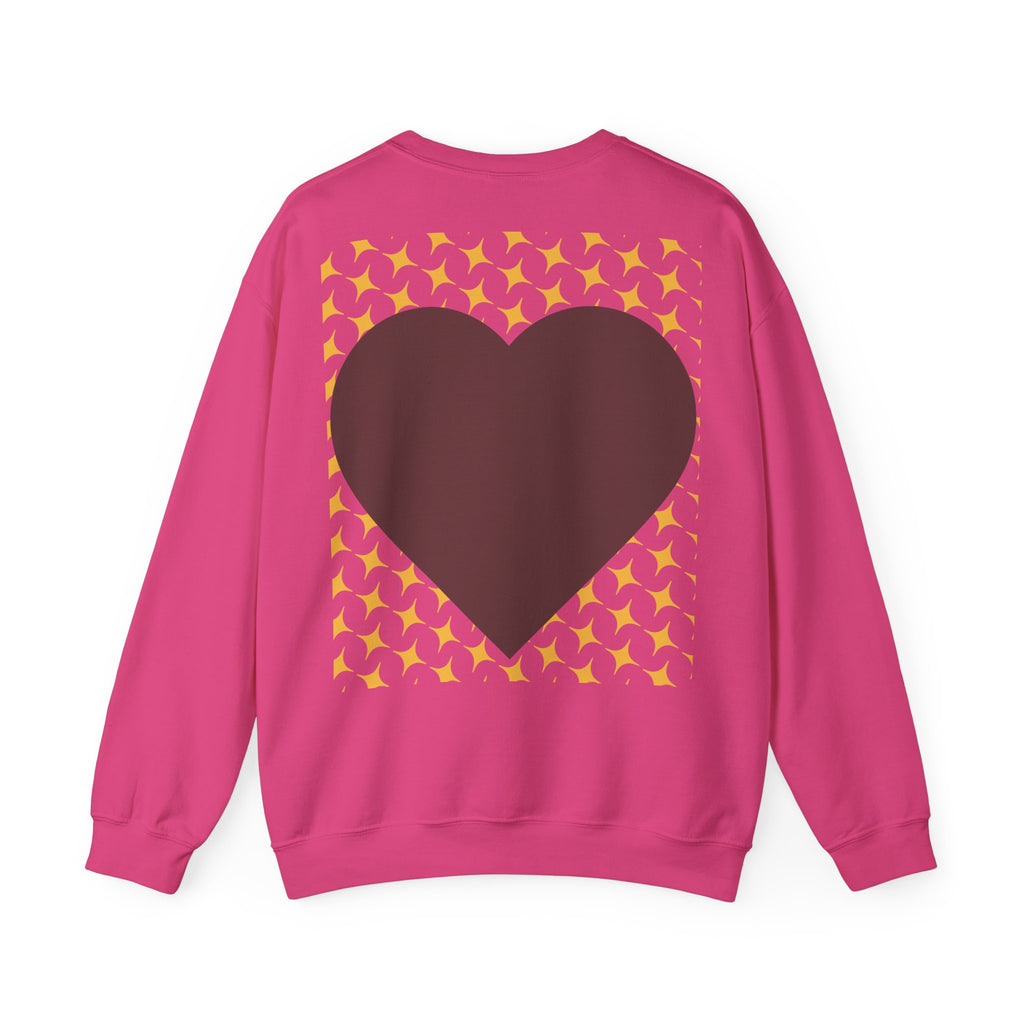 Brown Heart Pattern sweatshirt | My Love crewneck