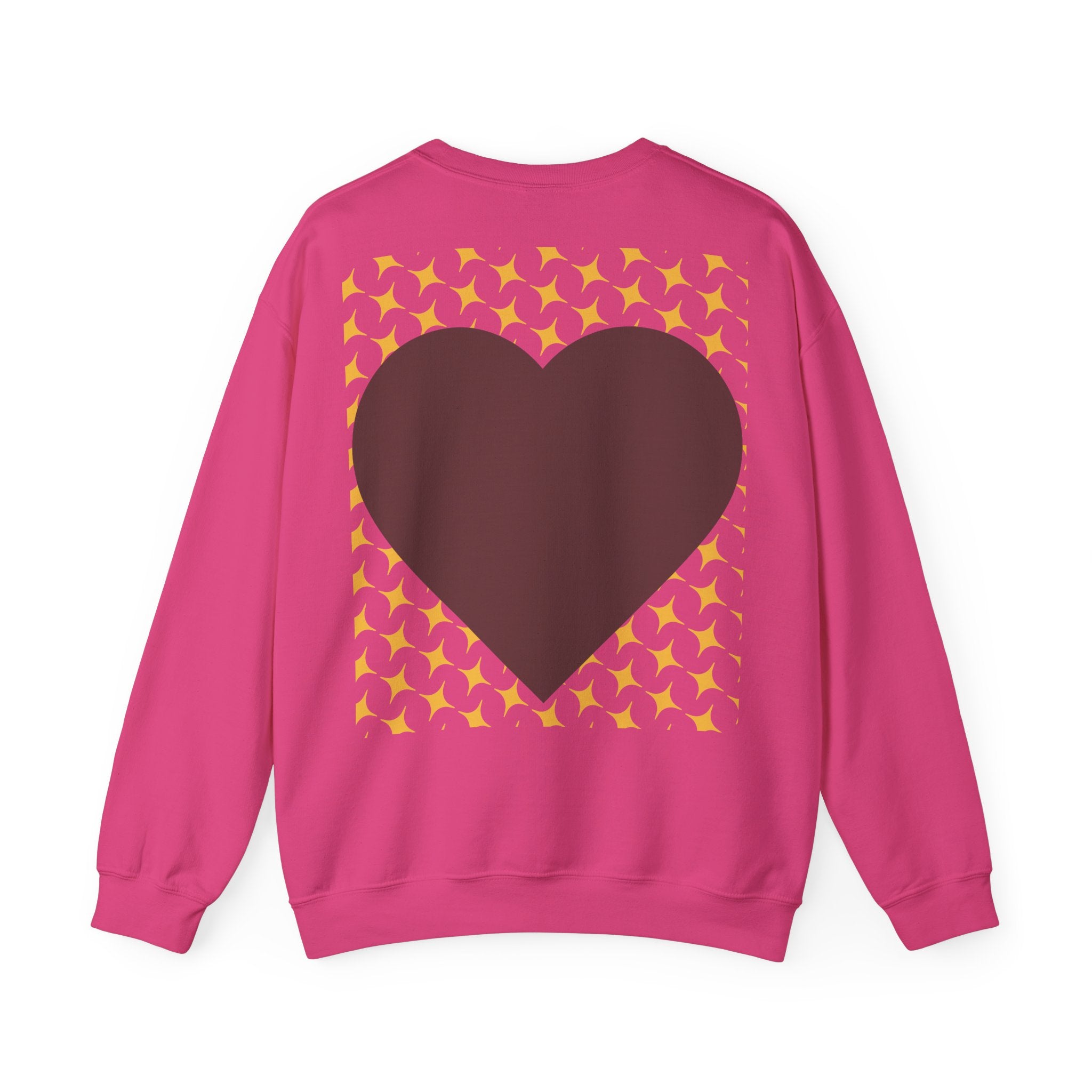 Brown Heart Pattern sweatshirt | My Love crewneck