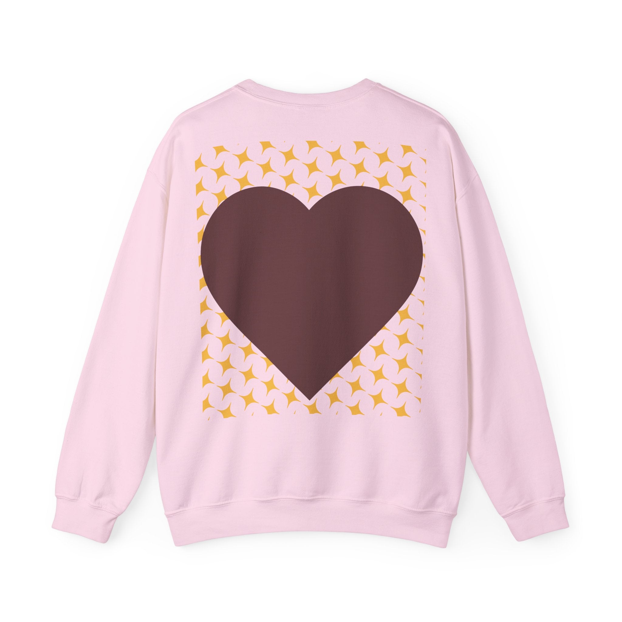 Brown Heart Pattern sweatshirt | My Love crewneck