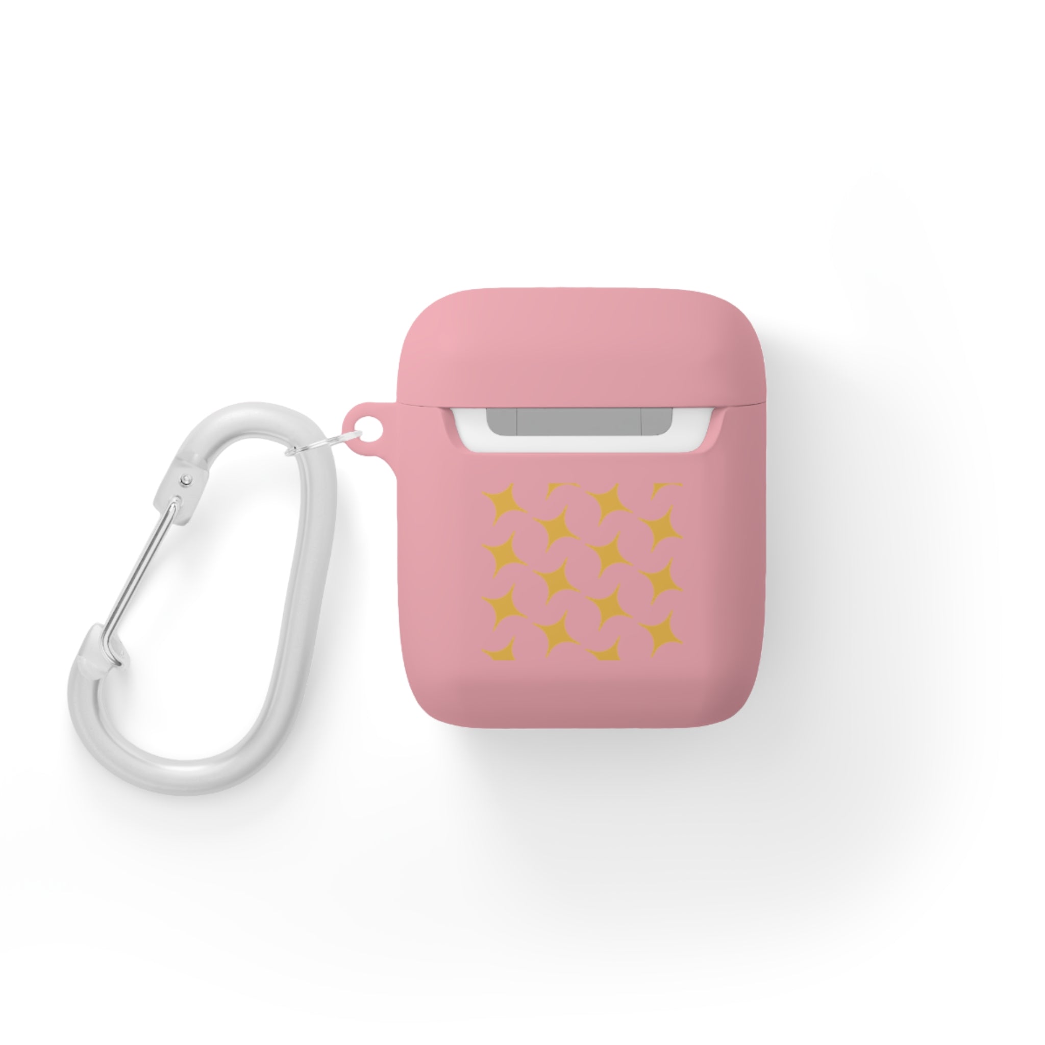 Brown Heart Pattern 'My Love' AirPods Case