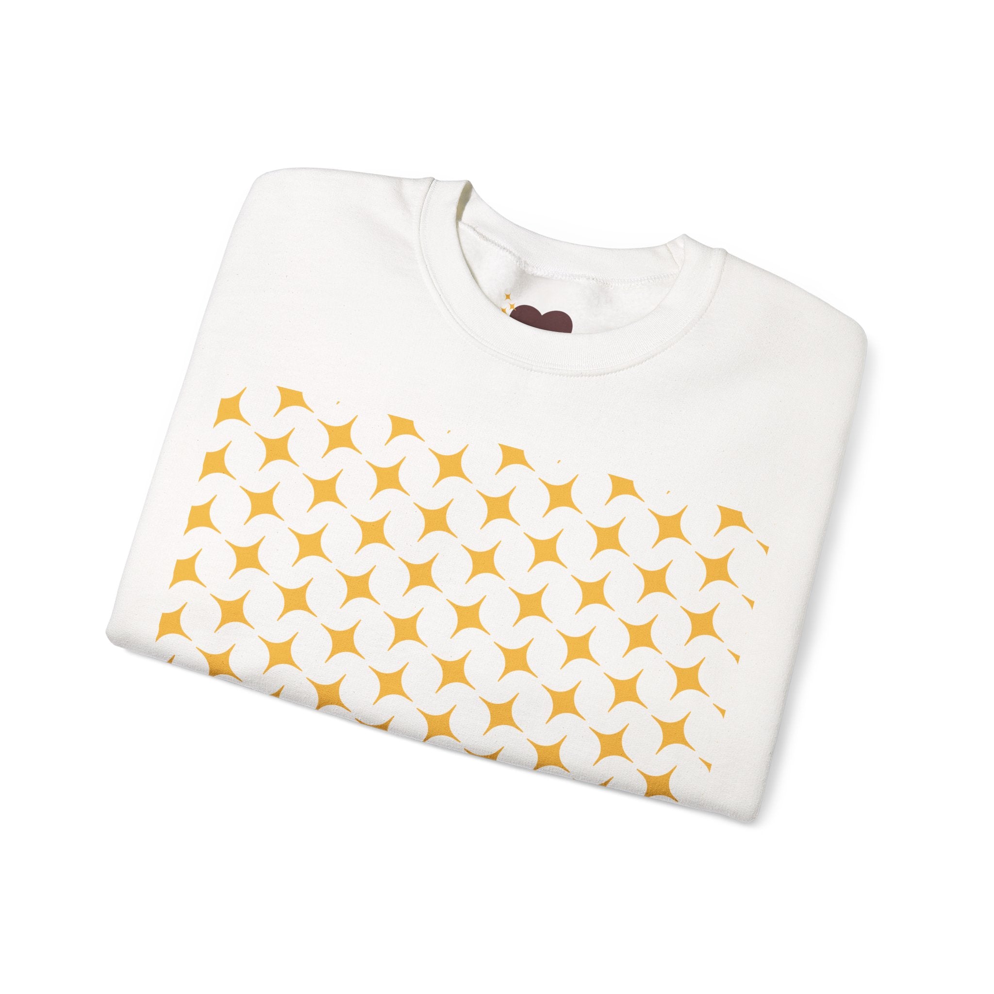 Brown Heart Pattern sweatshirt | My Love crewneck