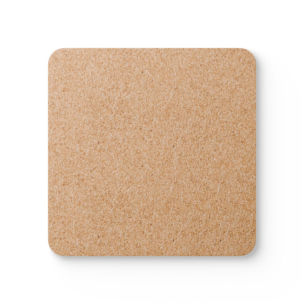 With Love And Honesty Floral Cork Coaster Set | Rose Pattern, Cute Drink Coasters