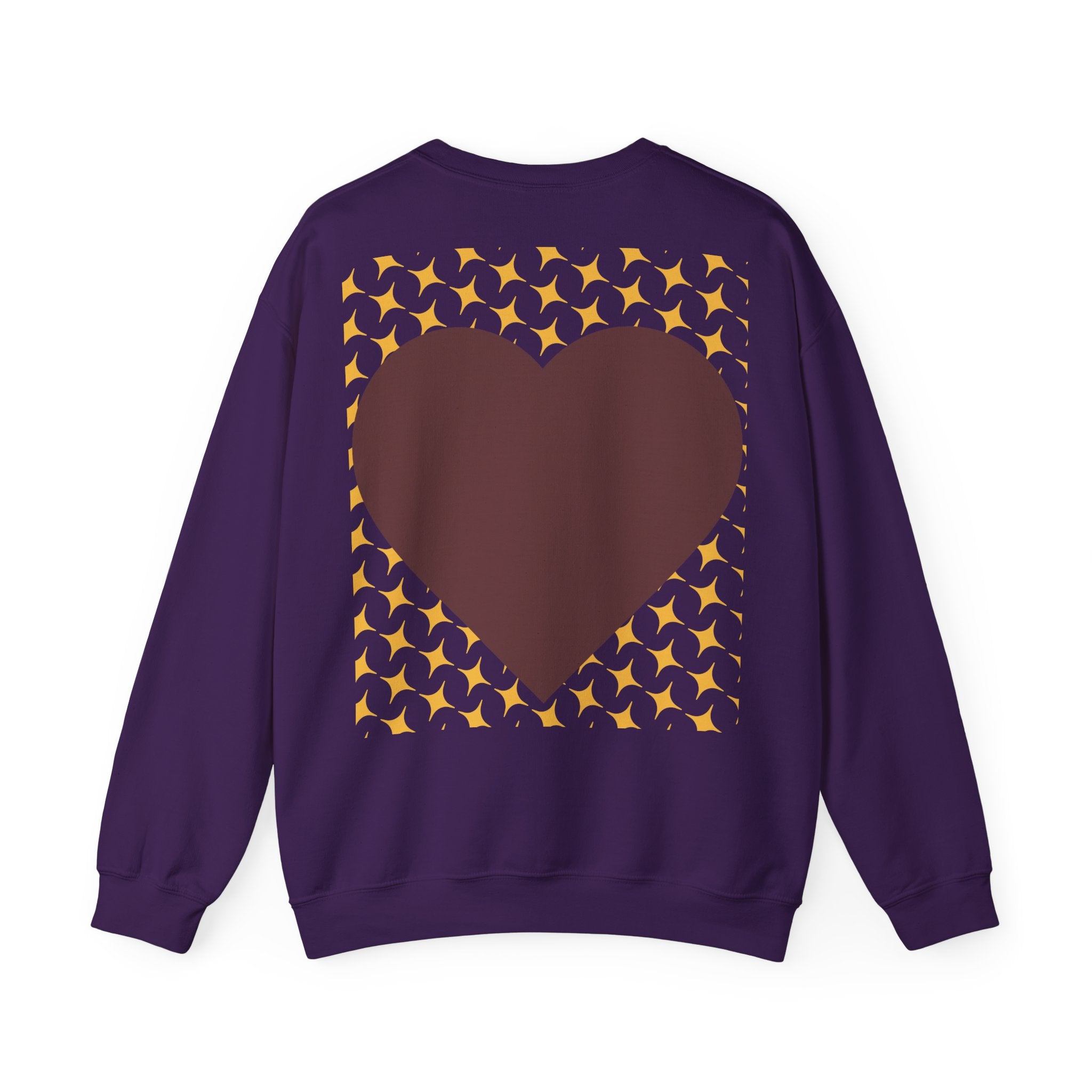 Brown Heart Pattern sweatshirt | My Love crewneck