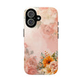 Peach Floral Bouquet Phone Case | Tough Cases
