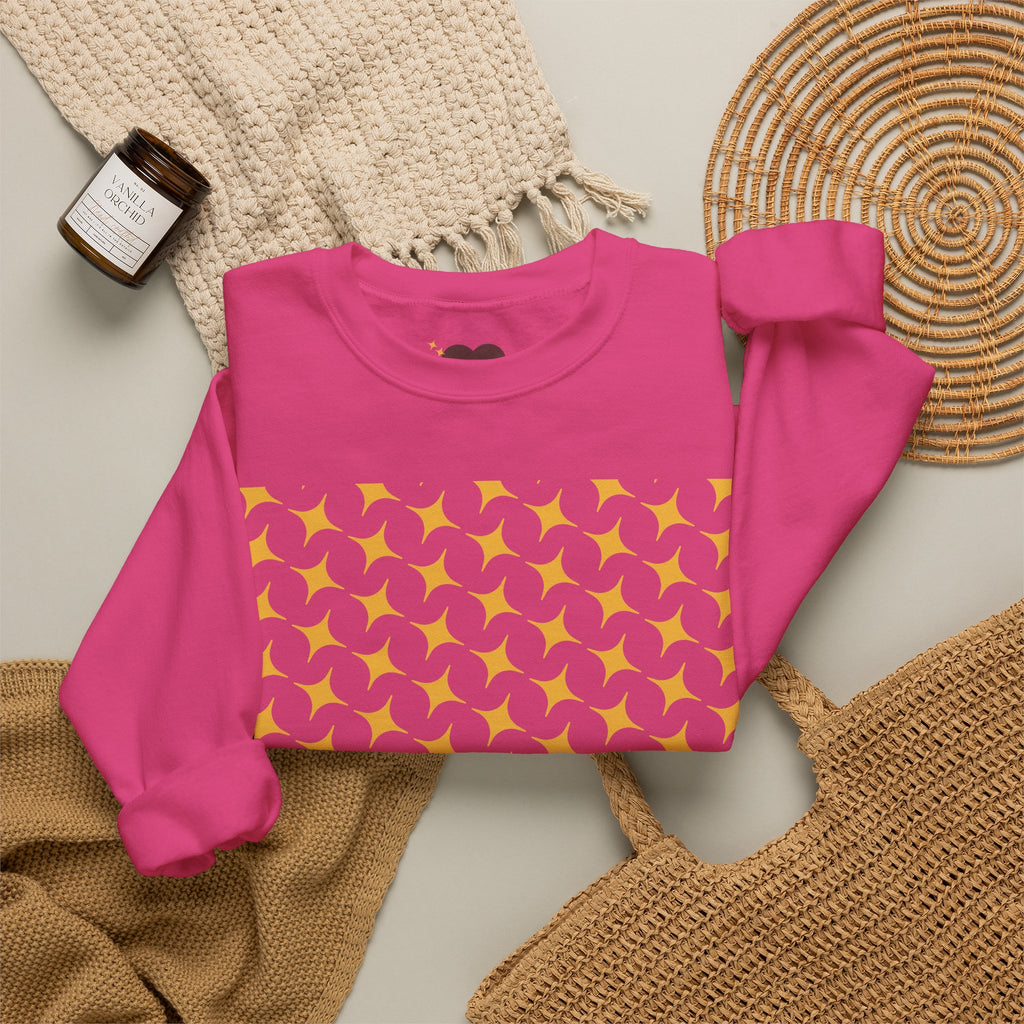 Brown Heart Pattern sweatshirt | My Love crewneck