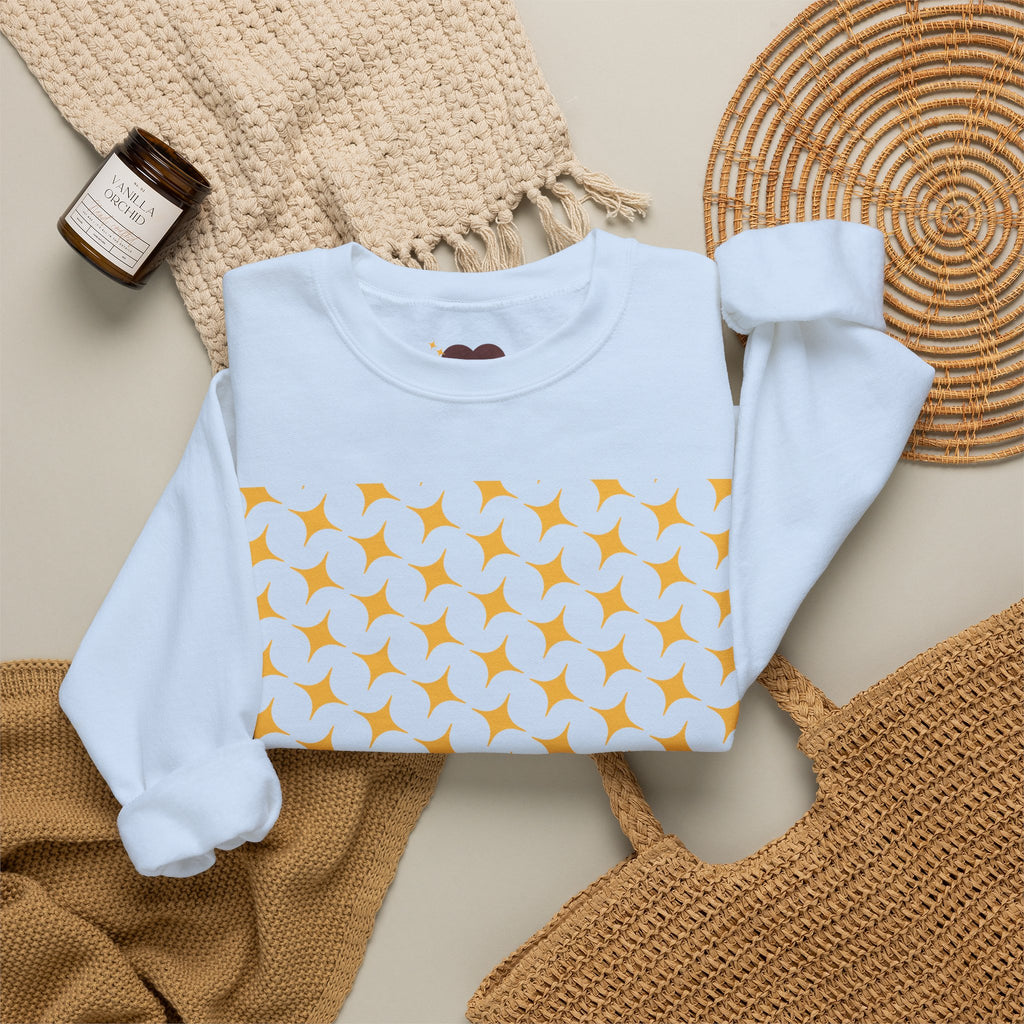 Brown Heart Pattern sweatshirt | My Love crewneck