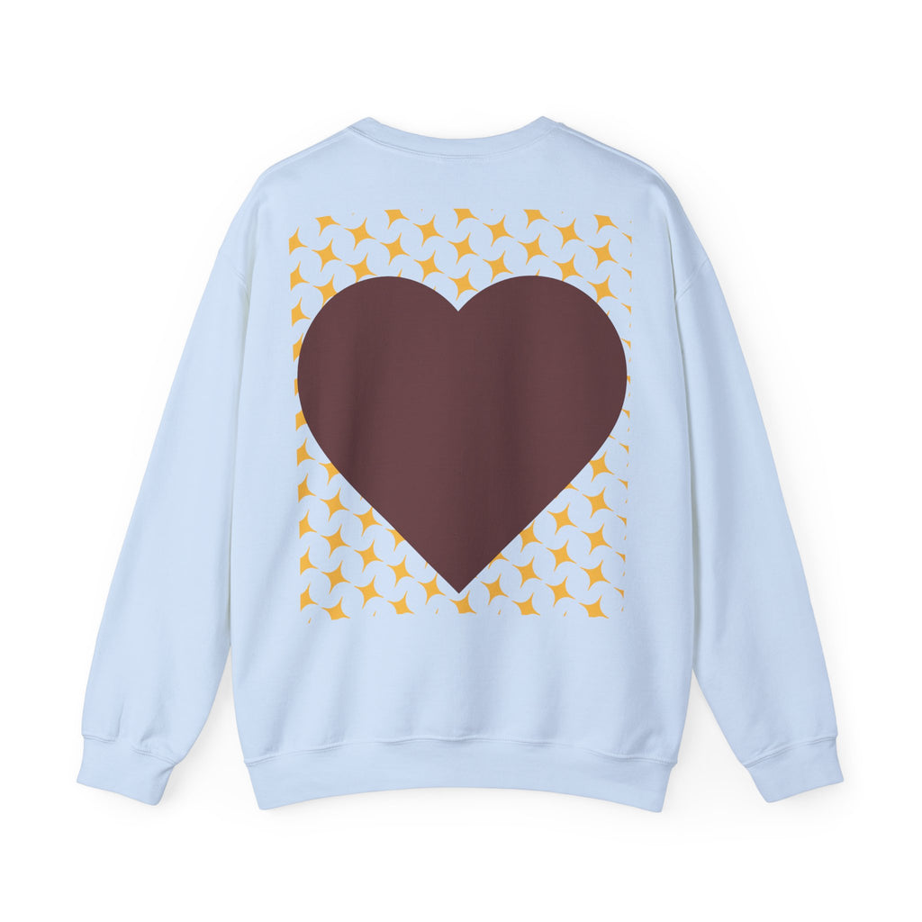 Brown Heart Pattern sweatshirt | My Love crewneck