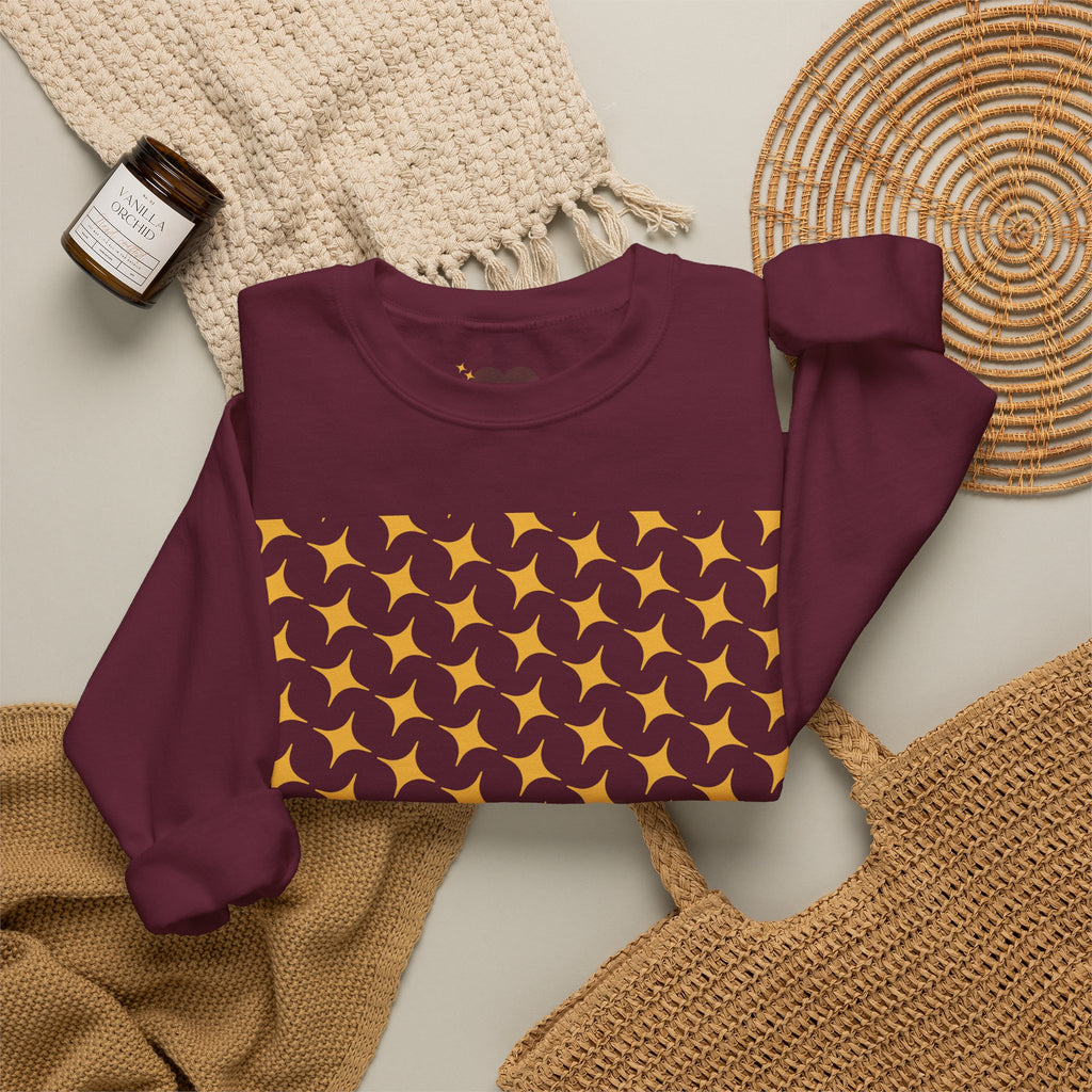 Brown Heart Pattern sweatshirt | My Love crewneck