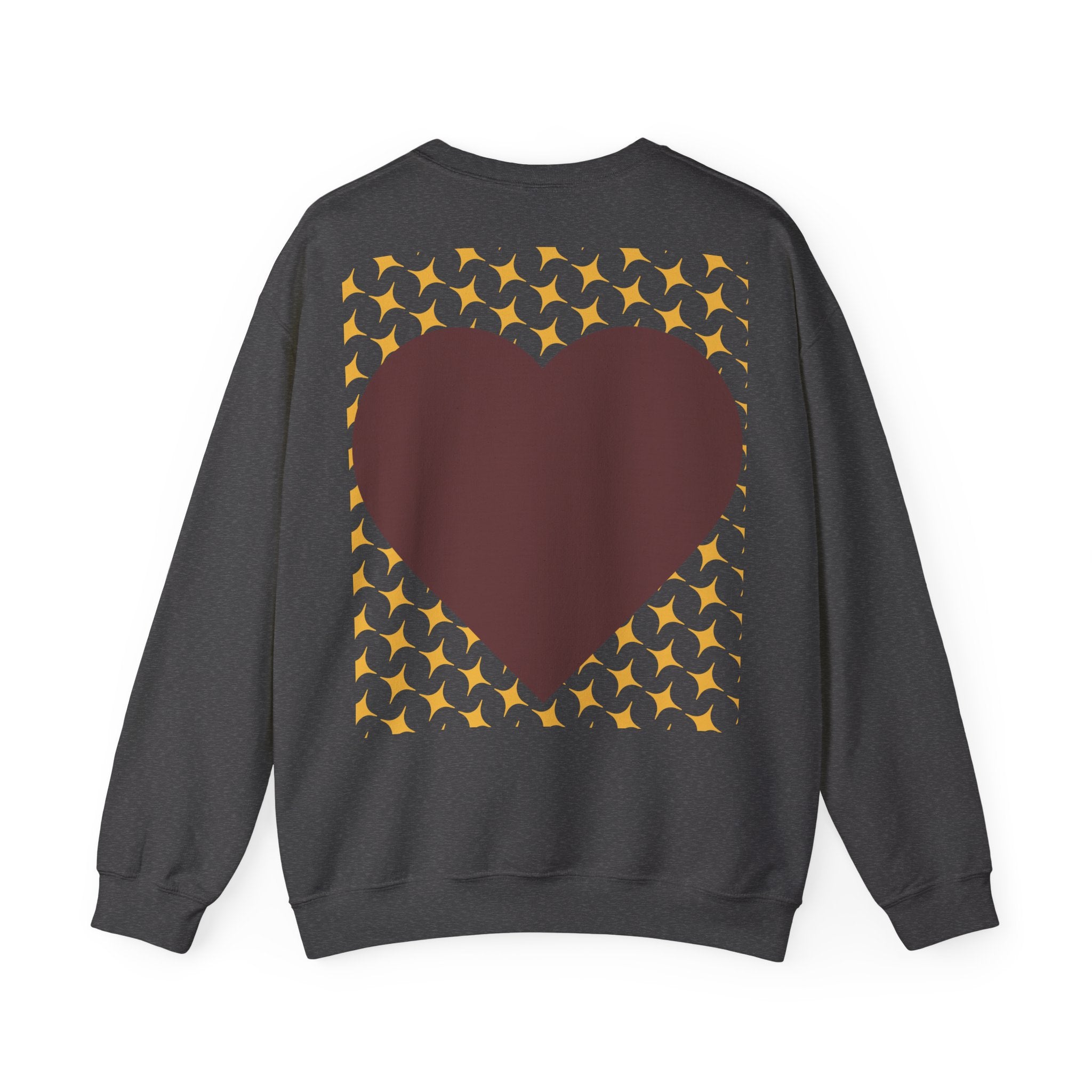 Brown Heart Pattern sweatshirt | My Love crewneck