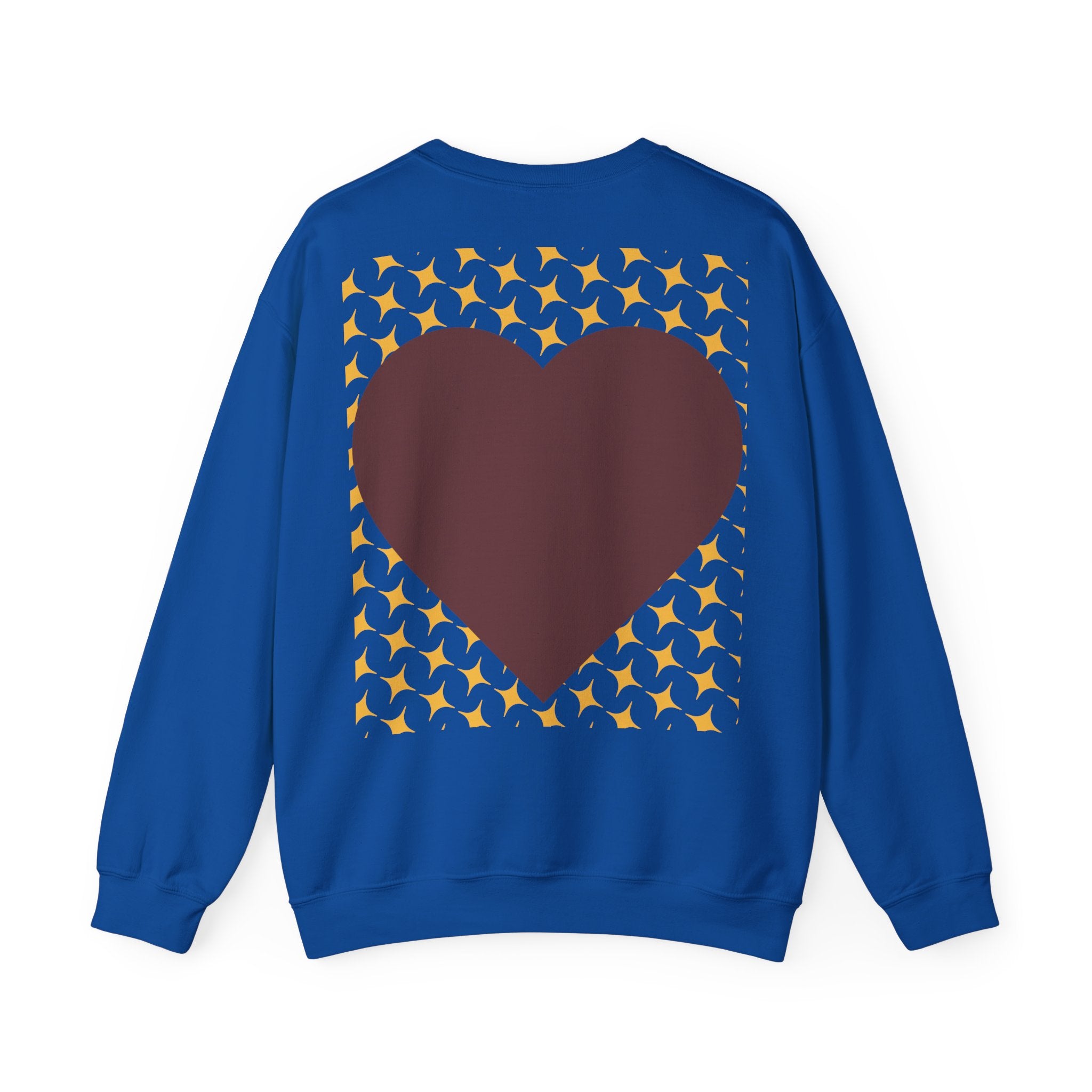 Brown Heart Pattern sweatshirt | My Love crewneck