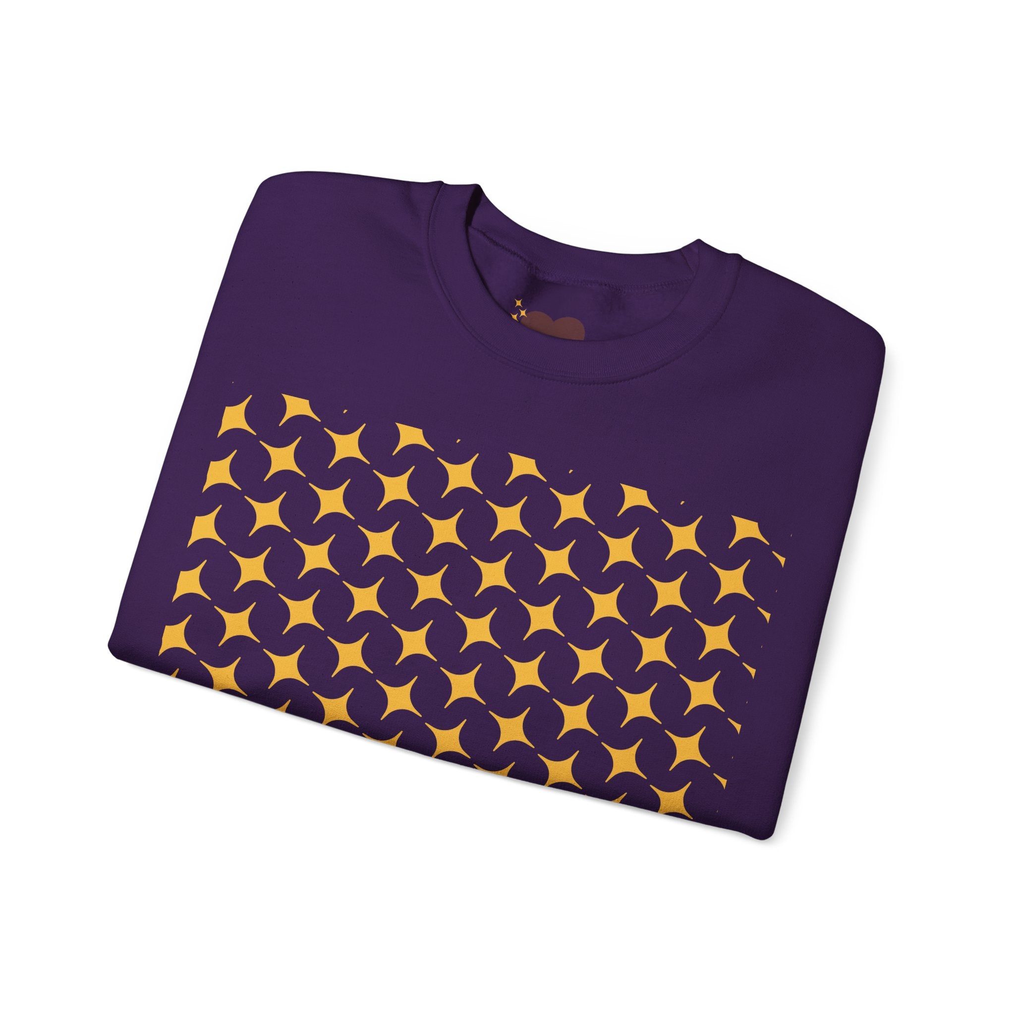 Brown Heart Pattern sweatshirt | My Love crewneck