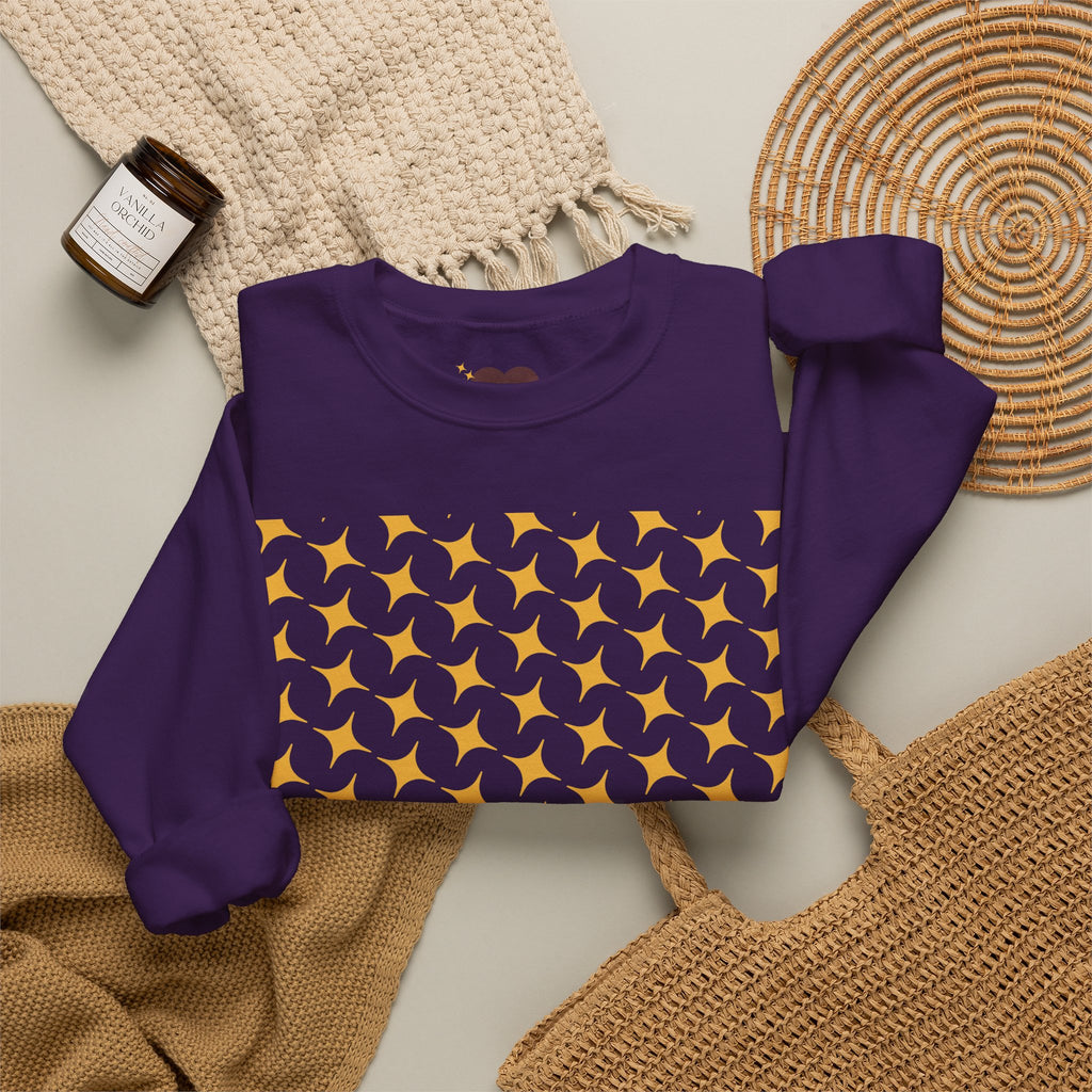 Brown Heart Pattern sweatshirt | My Love crewneck